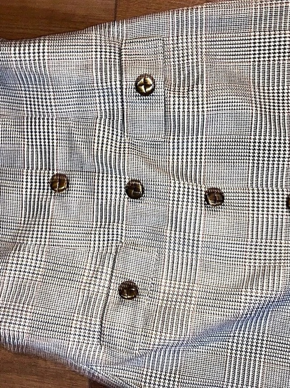 Self-portrait women’s plaid Dress with collar size 2 - Picture 4 of 6